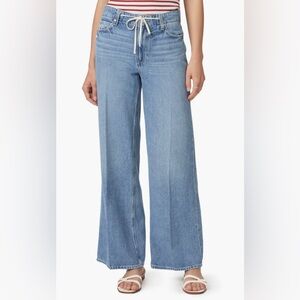 Paige Womens Zoey Jeans 3 In 1 With Tie Denim Plus Size 34 NWT $250 Cotton